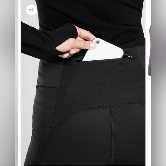 Athleta Peak Hybrid Fleece Tight Black SP - Picture 7 of 14